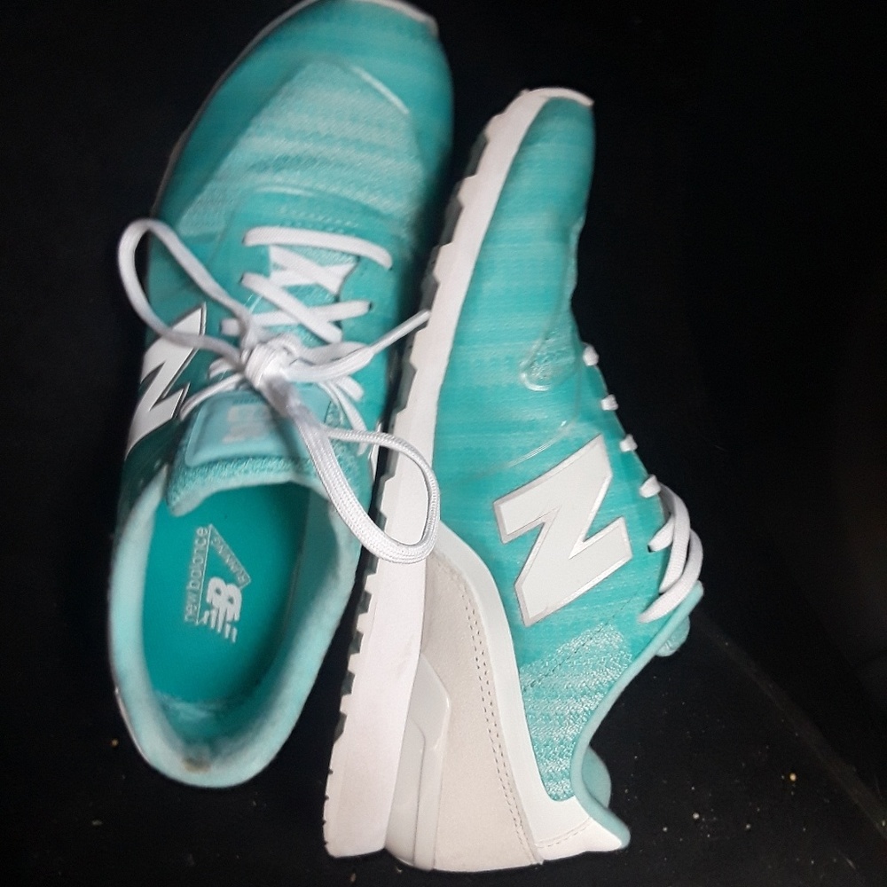 Sold. Aqua and light grey Trail Running Shoes